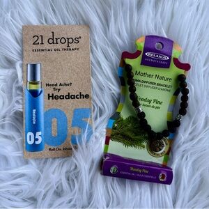 🔵 RELAXUS Aromatherapy AROMA DIFFUSER BRACELET | woodsy Pine scent